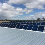 Bordertown Solar Panel Installation